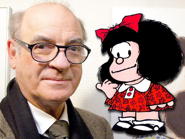 Visitando el monumento a Mafalda en Argentina